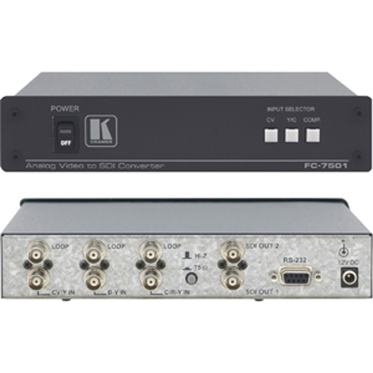 KRAMER FC-7501 CONVERTISSEUR YUV/SDI KRAMER FC-7501 CONVERTISSEUR YUV/SDI