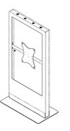 SCREEN'UP TOTEM PORTRAIT pour QB-QM-QH 65 C (1088-240807) SCREEN'UP TOTEM PORTRAIT pour QB-QM-QH 65 C (1088-240807)