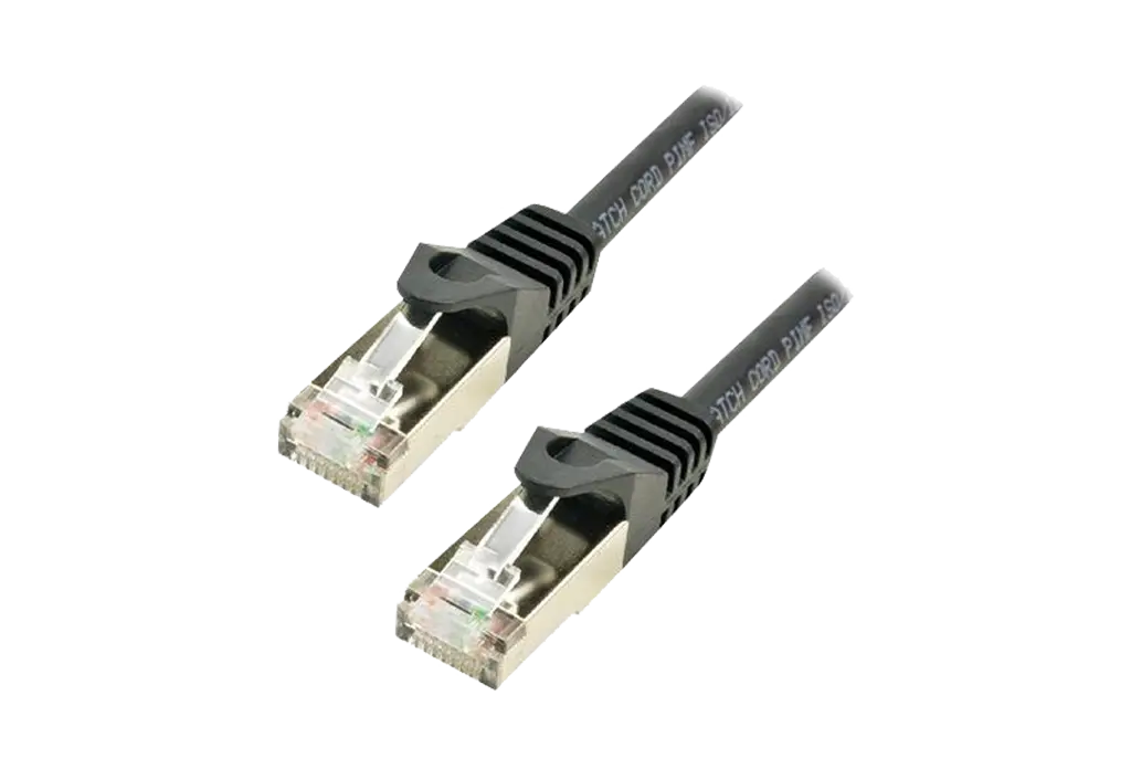 LINK'UP RJ45-CAT 7 S/FTP LSZH 10m Noir
