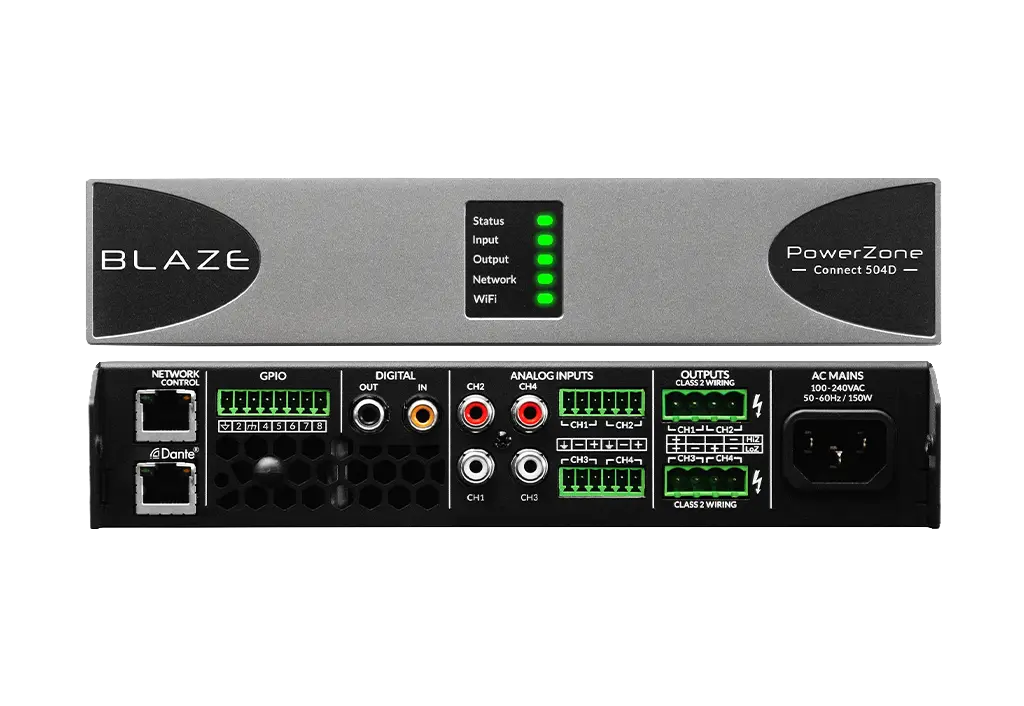SONANCE POWERZONE CONNECT 504D (DANTE)
