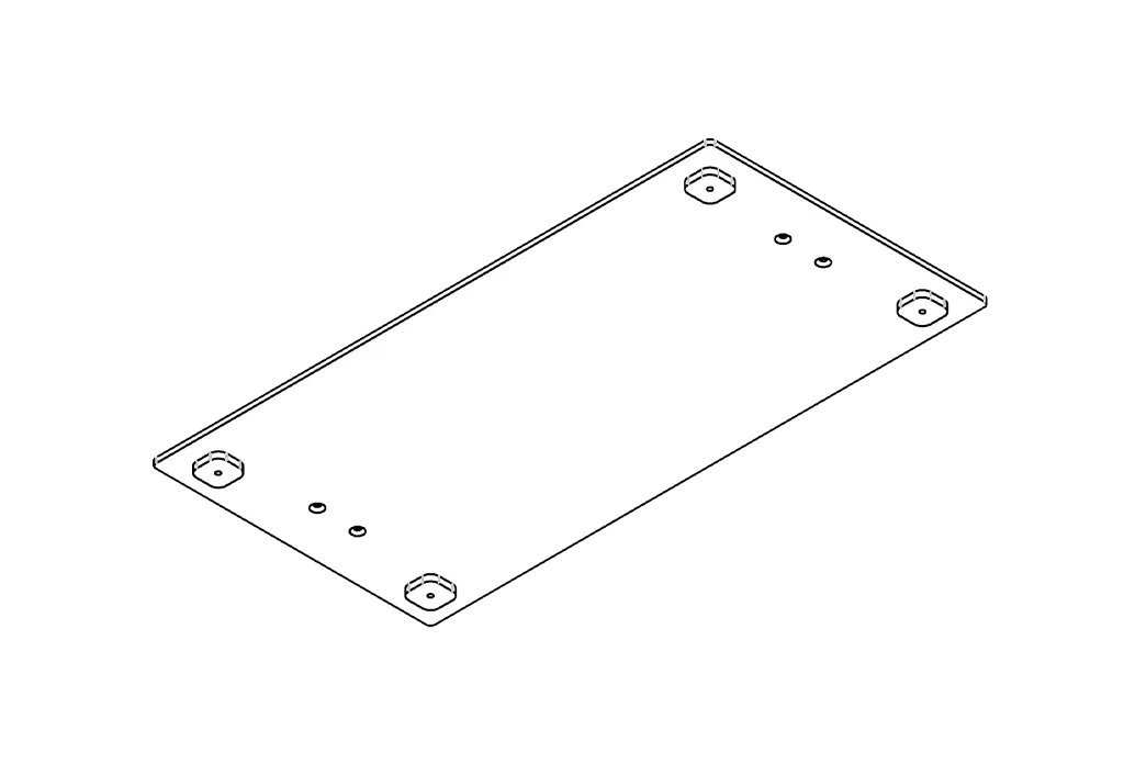 SCREEN'UP PLAQUE DE SOL POUR  TOTEM SP 55XS4J  GRADE A