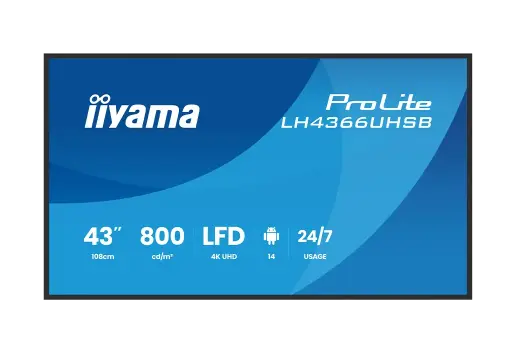 [LH4366UHSB-B1AG] IIYAMA LH4366UHSB-B1AG
