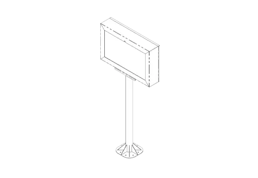 [1088-250721] SCREEN'UP MAT OUTDOOR POUR SAMSUNG OH55A (1088-250721)