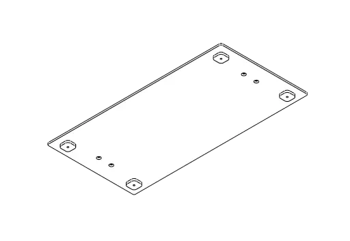 [SP 55XS4J floor] SCREEN'UP PLAQUE DE SOL POUR  TOTEM SP 55XS4J 